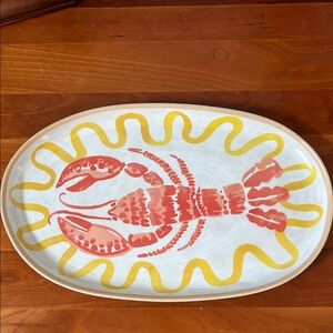 Coastal 16 inch oval lobster serving platter